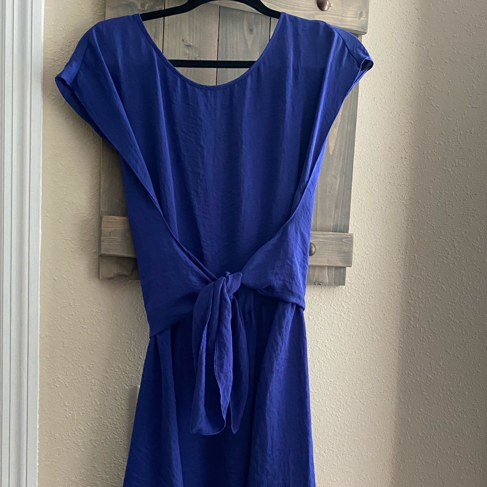 Rebecca Taylor Purple Waist Dress